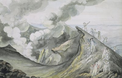 The Ascent of Vesuvius, 1785-91 by Henry Tresham